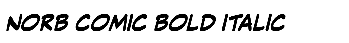 NorB Comic Bold Italic